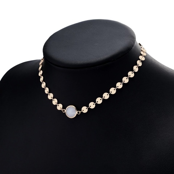 5 for $25 Crystal Pendant Choker Necklace - Picture 2 of 7